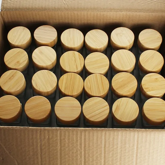 Hot Sale Glass Spice Jars with Labels Bamboo 24 PCS 4 Oz Seasoning Containers Set Spice Containers with Shaker Lids for Kitchen
