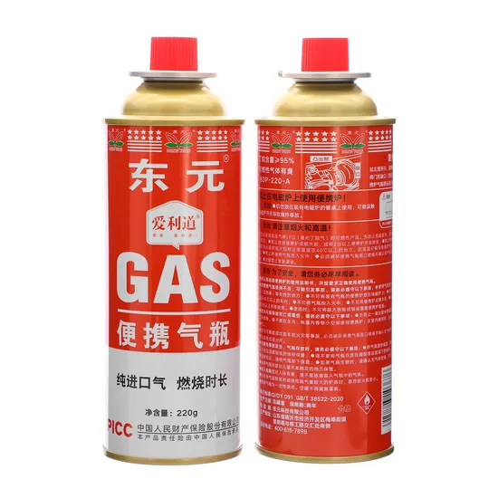 Butane Gas Fuel Canister Cassette Gas