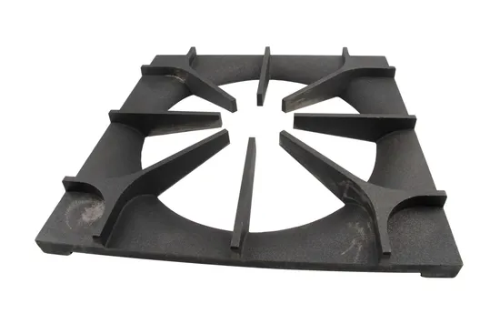 Floor Moulding Range Burner Grate with Hi-Heat Semigloss Black Paint Coating