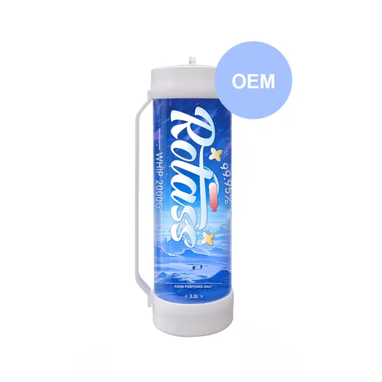 2kg Nitrous Oxide Gas Cylinder Gas Filled Cream Charger Kitchen Tools Whip Cream Chargers Nitrous Oxide