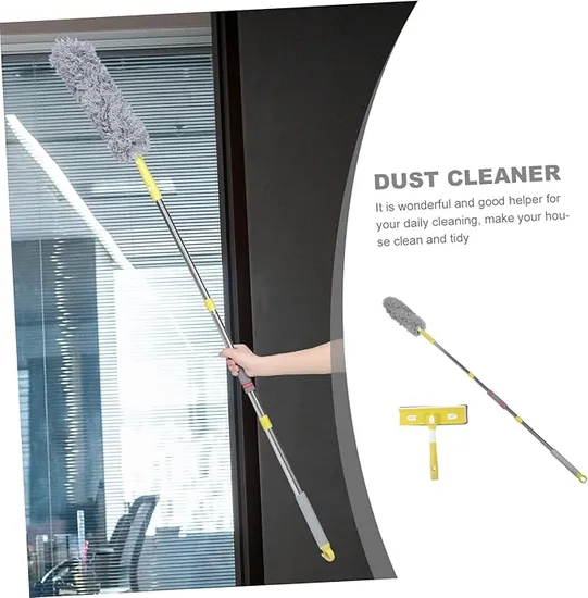 Window Wiper Household Cleaning Supplies Blinds Cleaner Dusting Wand High Ceiling