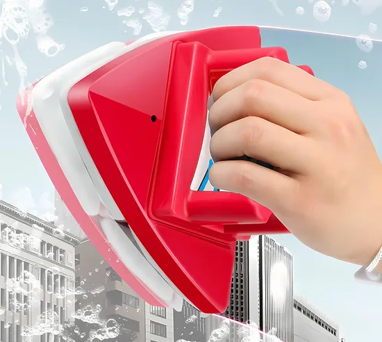 Magnetic Window Cleaner Adjustable for High Rise Window Cleaning Magnetic Windows Wiper