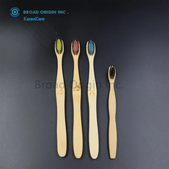 Customized Logo CE Certificate Soft Bamboo Toothbrush Wholesale Hotel Bamboo Toothbrush Natural with Packaging