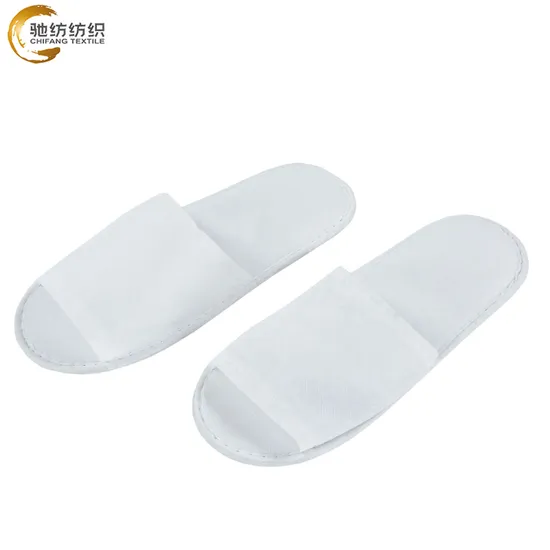 Hotel Rooms Disposable Pure Cotton Wool Non-Slip Slippers for Men and Women Adults and Children General Hotel Resort Custom Use