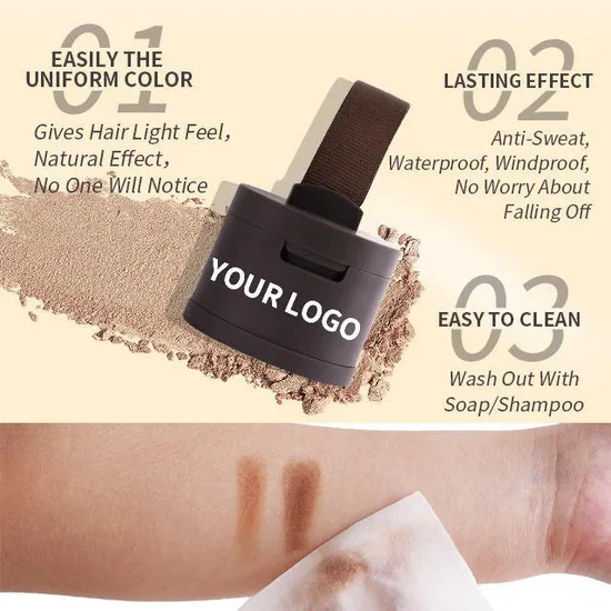 Wholesales Powder Styling Spray Full Hair Fibers Black Hairline Powder