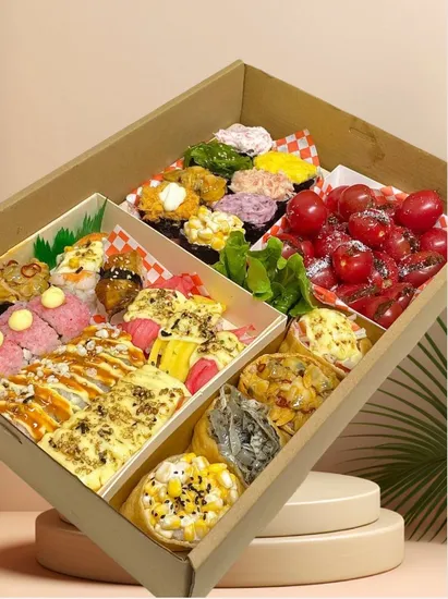 Eco-Friendly Brunch Transporting Large Foods Packaging Take Away Catering Box