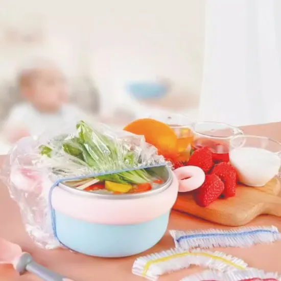 Hot-Sale Convenience and Healthy Kitchenware 15cm 20cm Used PE Plastic Bowl Disposable Keep Food Cover for Kitchen Tool