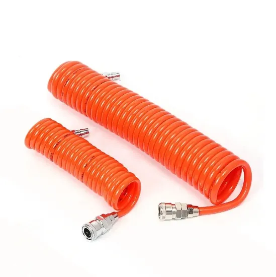 5*8mm 8*12 mm Polyurethane PU Coil Coiled Spiral Recoil Pneumatic Hose for Air Compressor