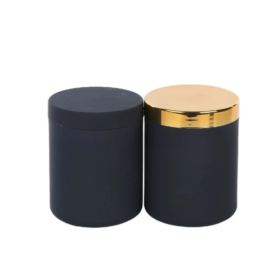 China Factory Wholesale ISO Certification Plastic Bottle Food Packaging Candle Container Cans Jar