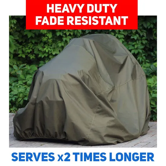 Heavy Duty 600d Polyester Oxford, UV Protection PU Rubber Layer Outdoor Zero-Turn Riding Lawn Mower Cover