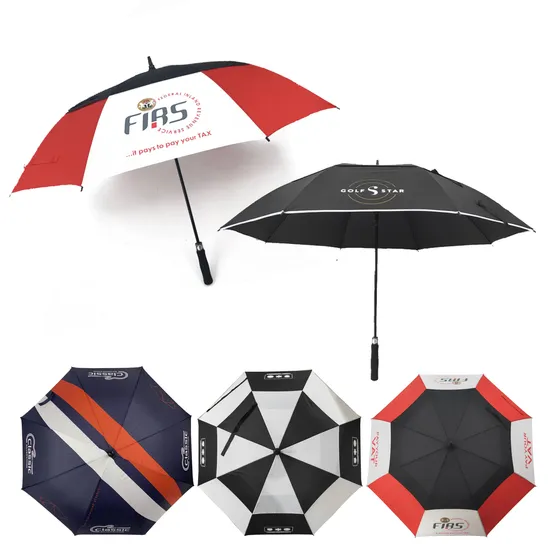 Simple Design Factory Wholesale Can Be Customized Logo Easy to Carry Advertising Umbrella Golf Umbrella