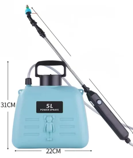 2024 Hot Sale 5 Liter Lithium Battery Sprayer to Water Flower Wash Car