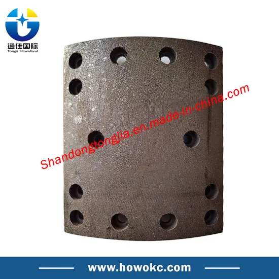High Quality Friction-Resistant Auto Parts for Sinotruk HOWO Shacman, FAW, Dongfeng Trucks Wg9231342068 Brake Linings