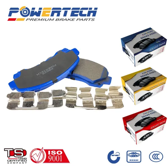 Top Quality Semi-Metallic Organic Ceramic Auto Part Disc Brake Pads for Europe German BMW Audi Mercedes Bens Porsche Peugeot Citroen FIAT Brake Pads