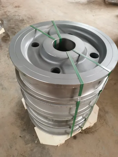 Customized Container Cranes Large Ring Forged Overhead Crane Rail Wheel