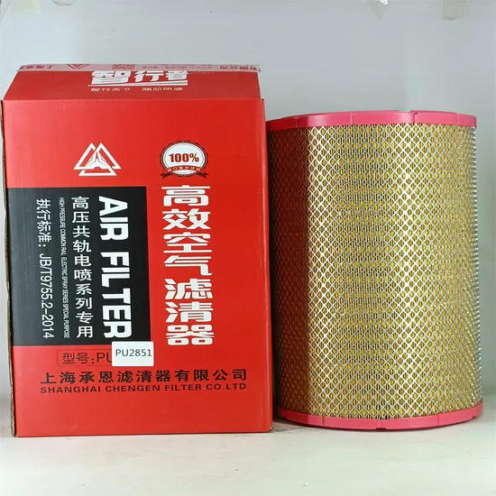 Used for Heavy Truck High Quality Air Filter PU2851 as-5102-S 2080103481 40c1242 11110022