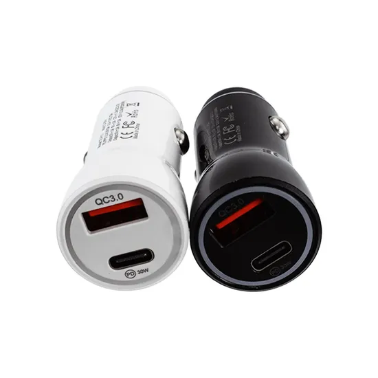 Fast Car Charger Pd 30W USB and Type C Port Car Charger