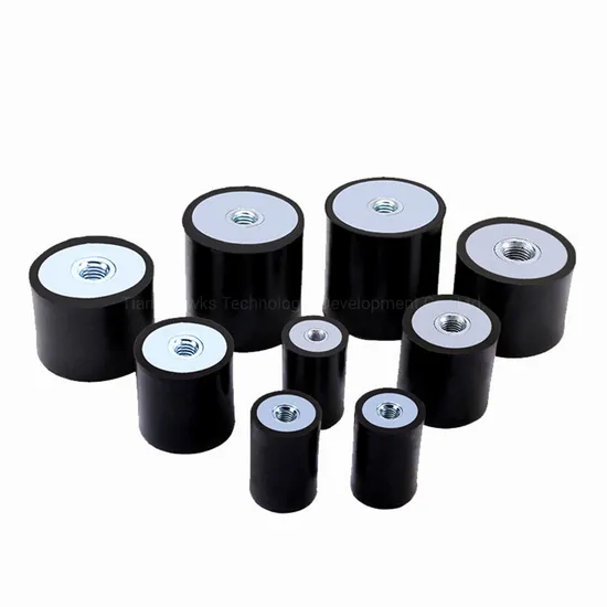 High Quality M3-M12 Natural Rubber Bobbin Mounts Vibration Damper Rubber Feet