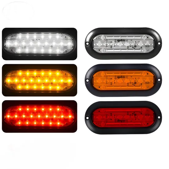 Bright LED Trailer Lights - 6 Inch Oval Arrow Turn Signal Lights