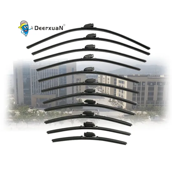 Deerxuan S169c OEM Car Front Windshield Universal Soft Flat Frameless Wiper Blade