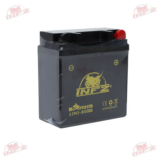 Infz Motorcycle Parts Manufacturers Ytx7l-BS Motorcycle Battery China Motorcycle Battery for 12n5-BS