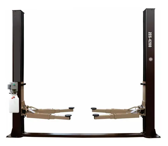 China Ruilin Brand Automotive Car Tool Professional and Reliable 4200kgs Two Side Manual Lock Two Post Lift/Auto Lift /Two Post Car Lift/Cheap Car Lifts