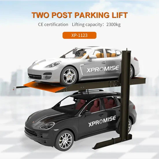 CE Certification 2300kg Lifting Capacity Two Post Parking Lift/Underground Car Parking Lift