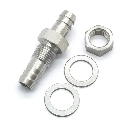 Hot Selling Stainless Steel Threaded Pipe Fittings Bulkhead Straight Hex Union for Auto