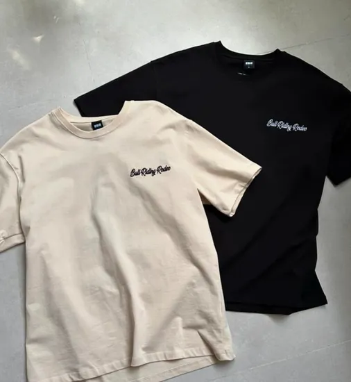 Ykh 100% Cotton 230GSM High Quality Oversized Fitted T-Shirt Summer Short Sleeve T Shirt Custom Own Logo T-Shirts for Men