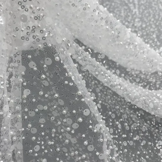 Yigao Textile Dress Fabric White Wedding Fabric