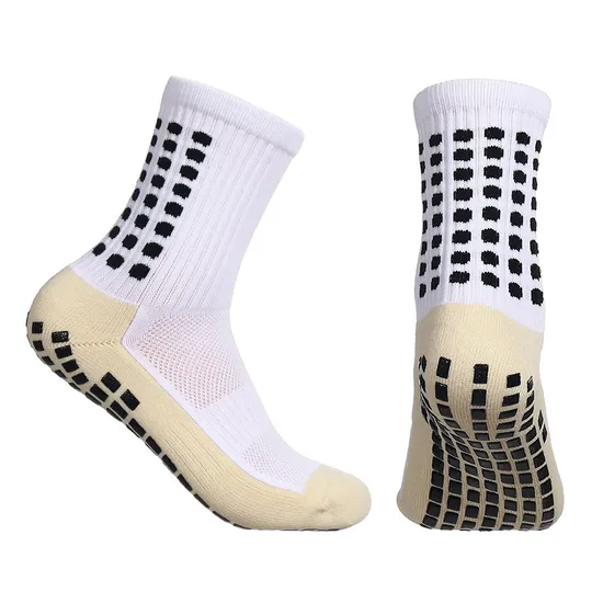 Best Cheap Professional Breathable with Anti-Slip Dots Youth Shock Absorbent Sweat Deodorant Thickened Men Socks Football Sports Socks Soccer Cotton Socks