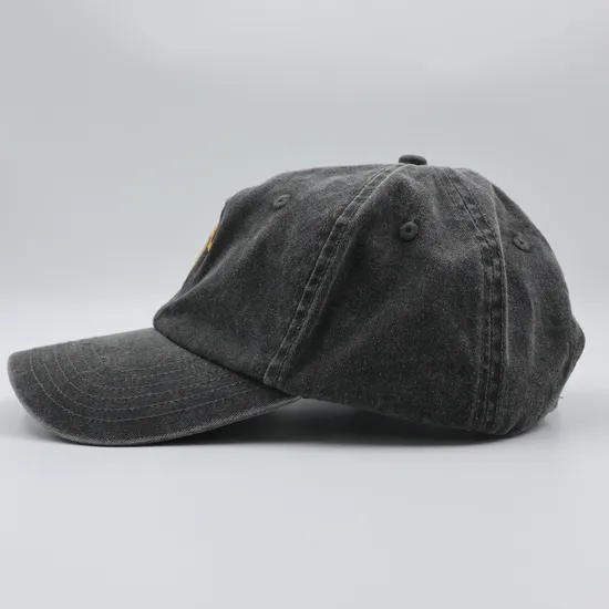 BSCI Wholesale Golf Vintage Adjustable Curved Jean Cotton Dad Washed Baseball Hat