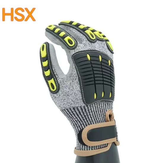 Lightweight Mechanical Anti-Collision Work and Safety Gloves