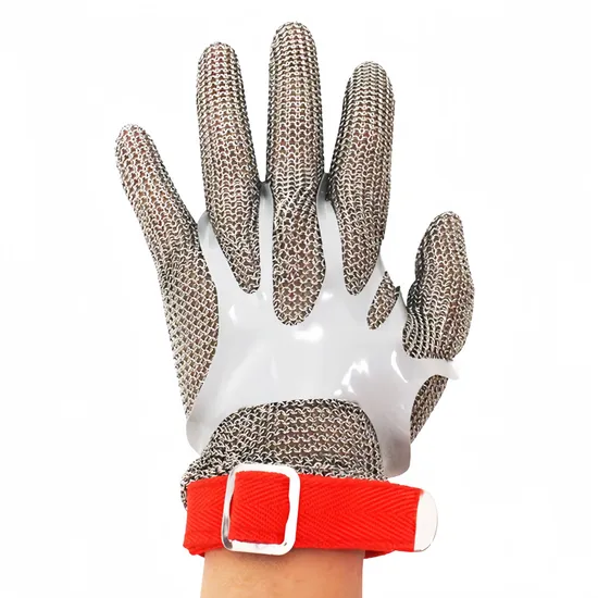 Anti Inoxidable Oyster Shucking Butcher Protective Working Cut Resistant Wire Metal Gloves