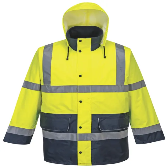 High Visibility Safety Protective Apparel Reflective Workwear Safety Jacket for Road Administration