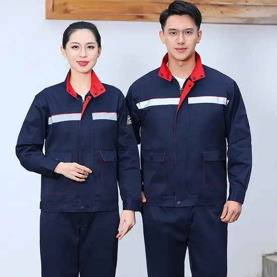 Custom Work Clothes Construction Repairman Uniform Protective Clothing Long Sleeve Workwear Uniform