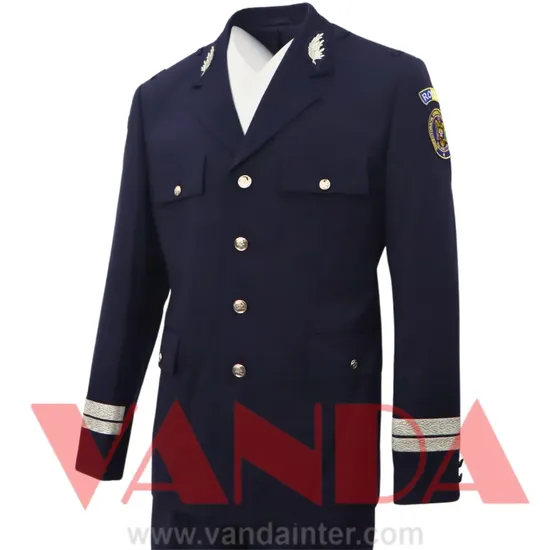 European Design Wool Nylon Trench Coat Company Uniform Work Dress Uniform