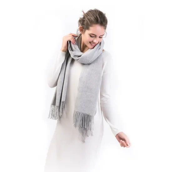 Iconic Unisex Fashion Luxe Wool Cashmere Blanket Scarf