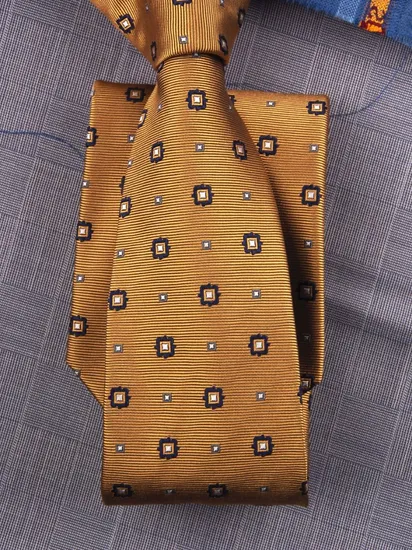 Top-Quality Custom Logo European and American Style Younth Fashion Printed Business Silk Tie