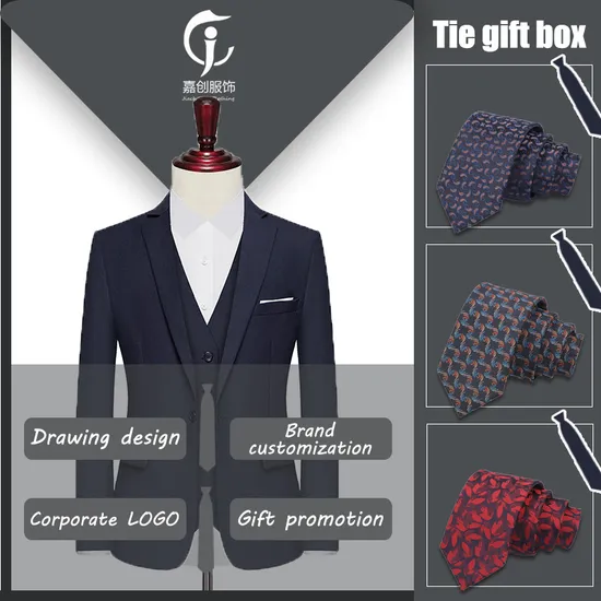 Elegant Winter Christmas Silk Necktie for Men, Handmade Design