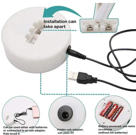SALES1 Desktop Neon Night Light Battery/USB Powered Desktop Pineapple Neon