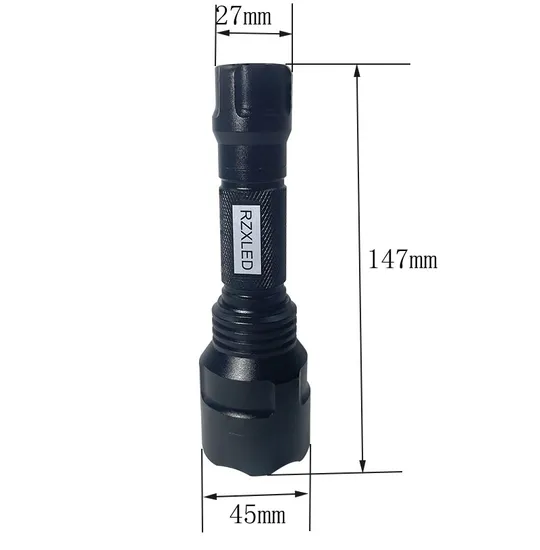 Quality UVA Torch 3W UVA 365nm 370nm 375nm 380nm 385nm 390nm 395nm 400nm 415nm 420nm 430nm UV Flashlight Torch