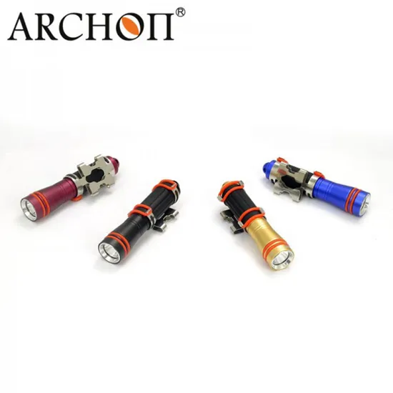 OEM Customized AAA Battery Diving Flashlight Dive Waterproof Underwater LED Lights
