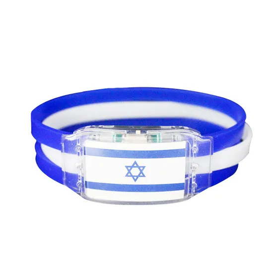 Get Free Sample Christmas Gift Watch LED Flashing Light Luminous LED Bracelet