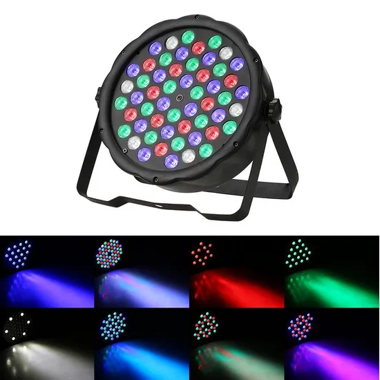 Dance Club DJ Disco RGB 54X1w LED Stage PAR Light PAR Light Flat PAR LED Disco Light
