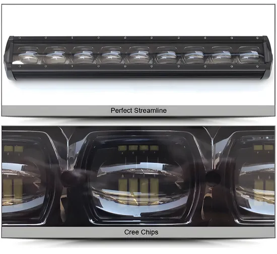 High Power Single Row LED Driving Light Bar for Offroad Trail