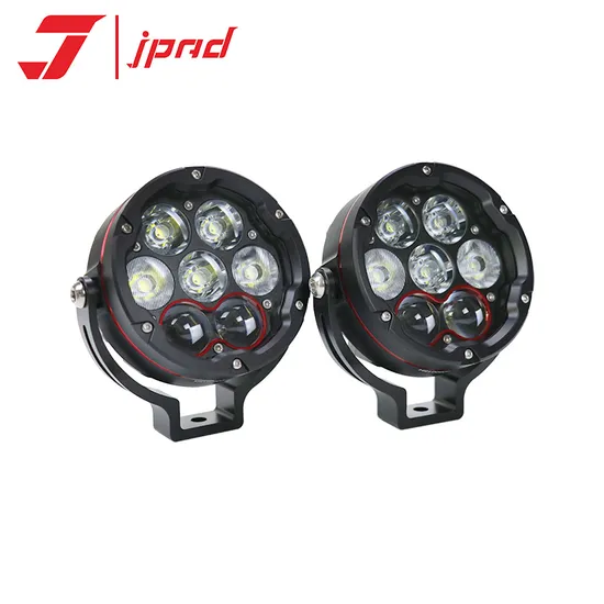 High Bright Motorcycle Auxiliary J7a Spotlight LED 210W 7 Lens Headlight White/Yellow Light