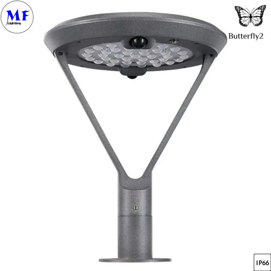 Outdoor IP66 Waterproof Weatherproof Solar Panel PIR Sensor LED Garden Light for Yard Courtyard Villa Hotel Outdoor Decoration