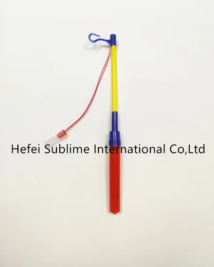 20cm Lantern Stick Electrical Flashing Colorful Plastic with Bulbs