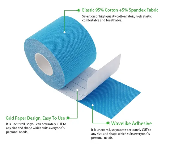 Factory Sports Safety Therapy Muscle Physiotherapy Orthopedics Support Cotton Kinesiology Tape